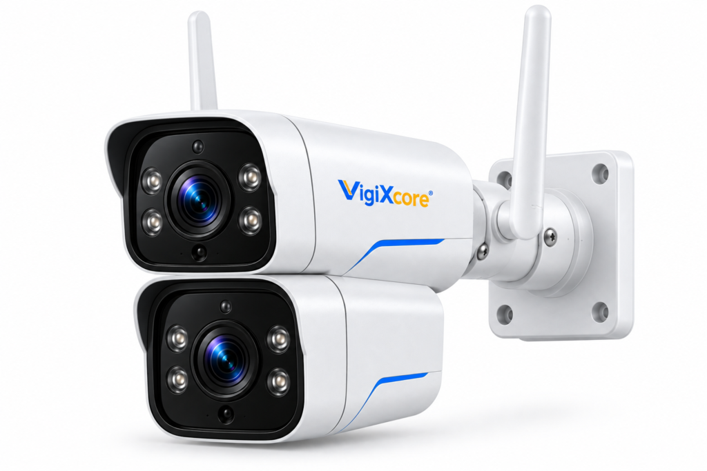 VigiXcore Dual-Lens Outdoor WiFi Camera